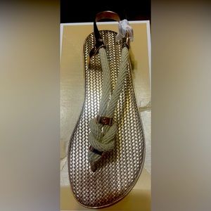 Michael Kors Rose Gold Jelly Sandals